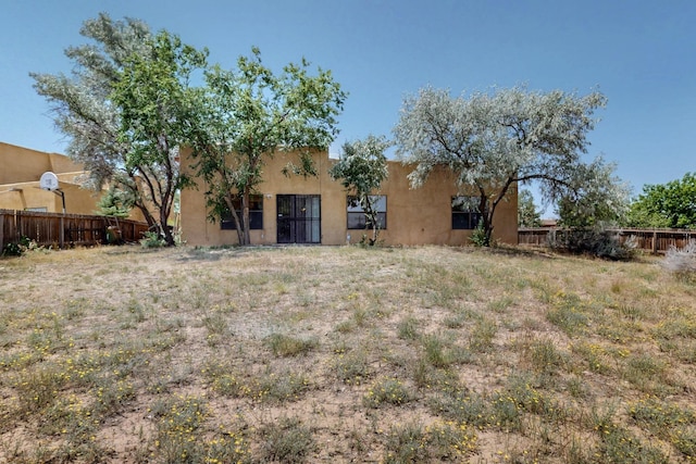 7507 Kachina Loop, Santa Fe, NM 87507 - back of property featuring stucco siding