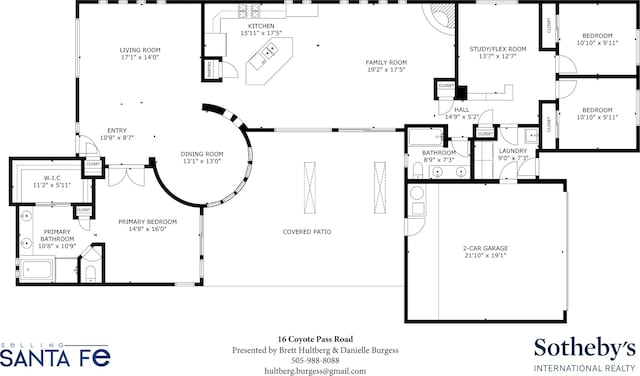16 Coyote Pass Rd, Santa Fe, NM 87508 - view of room layout