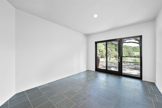 117 La Ventana, Santa Fe, NM 87508 - empty room featuring baseboards and recessed lighting