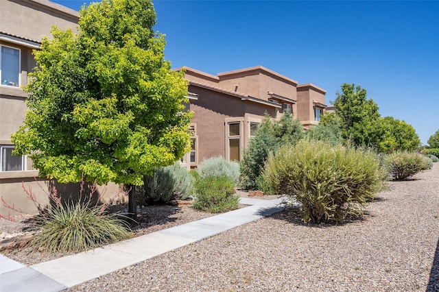 4351 San Benito Unit A, Santa Fe, NM 87507 - view of front facade with stucco siding