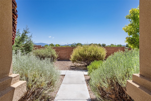 4351 San Benito Unit A, Santa Fe, NM 87507 - view of fenced yard