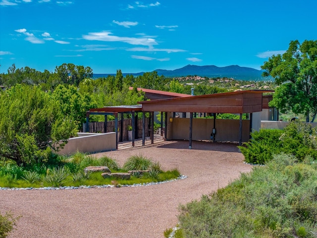 24 Whispering Spirits Dr, Cerrillos, NM 87010 - surrounding community with a mountain view