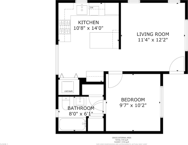 111 E Santa Fe Unit 5, Santa Fe, NM 87505 - view of home floor plan