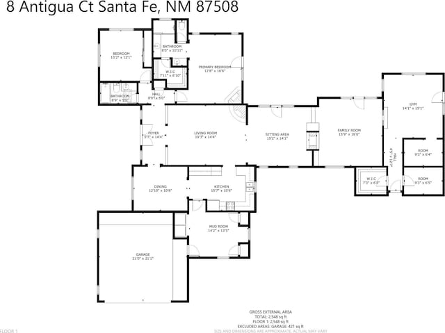 8 Antigua Ct, Santa Fe, NM 87508 - view of room layout
