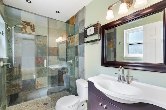 79 Moya Rd, Santa Fe, NM 87508 - full bathroom featuring vanity and a shower stall
