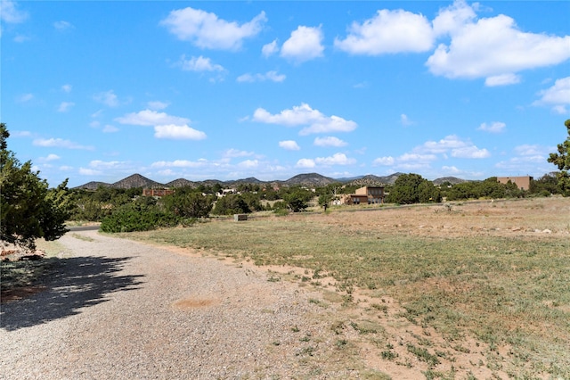 79 Moya Rd, Santa Fe, NM 87508 - view of dirt / gravel road featuring a mountain view and a rural view