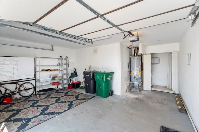 79 Moya Rd, Santa Fe, NM 87508 - garage featuring water heater and a garage door opener