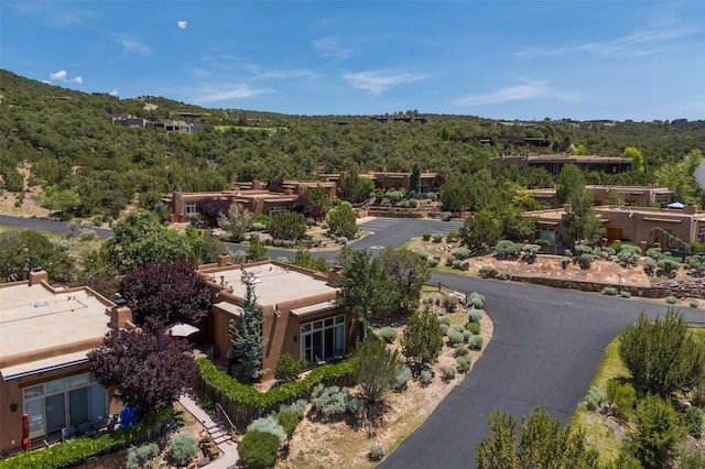 44 Lodge Cir Unit C, Santa Fe, NM 87506 - mountain view featuring a heavily wooded area