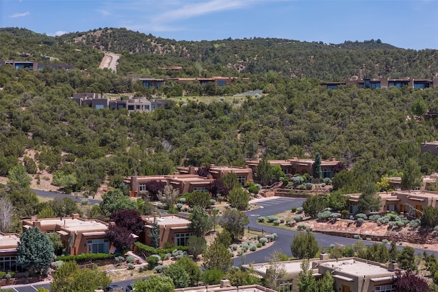 44 Lodge Cir Unit C, Santa Fe, NM 87506 - aerial view of a forest and mountains