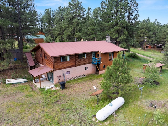 19 Canoe Ct, Jemez Springs, NM 87025 - aerial view of property and surrounding area