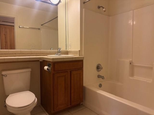 2210 Miguel Chavez Unit 1816, Santa Fe, NM 87505 - bathroom featuring tile patterned floors, shower / tub combination, and vanity