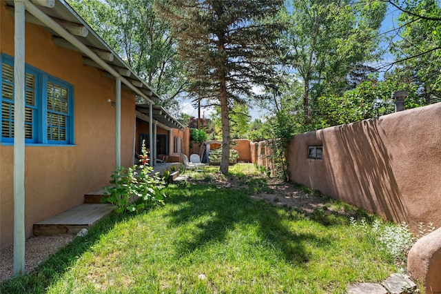 3B Camino Miguel, Santa Fe, NM 87506 - view of fenced backyard