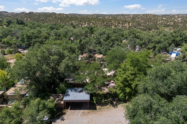 3B Camino Miguel, Santa Fe, NM 87506 - aerial view of property's location featuring a forest