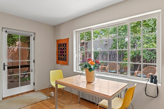 359 Garcia St, Santa Fe, NM 87501 - dining room with light wood-style floors