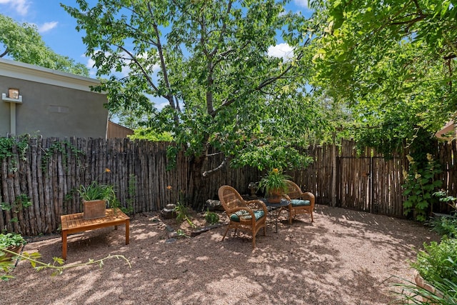 359 Garcia St, Santa Fe, NM 87501 - view of fenced backyard
