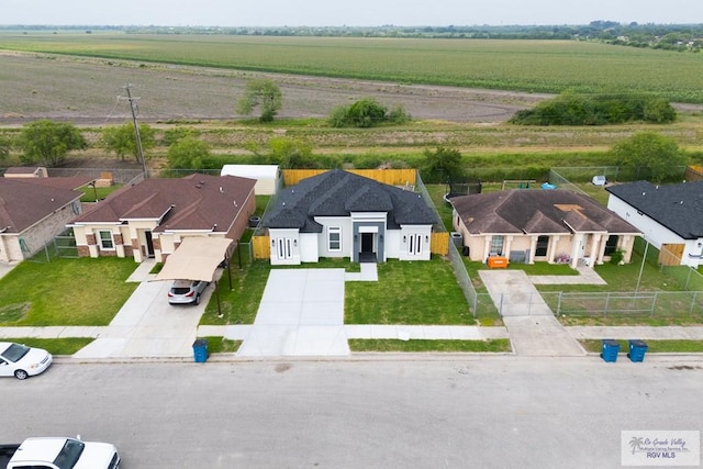 6245 Tiger Dr, Brownsville, TX 78521 - aerial view of sparsely populated area featuring nearby suburban area