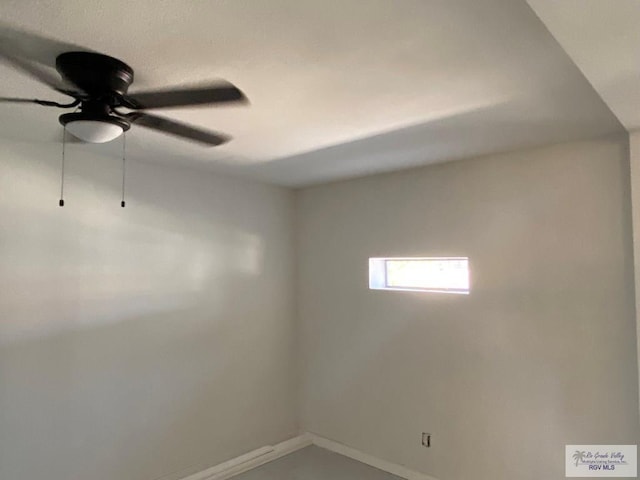 530 Star Ruby Ln, Brownsville, TX 78521 - spare room featuring a ceiling fan and baseboards