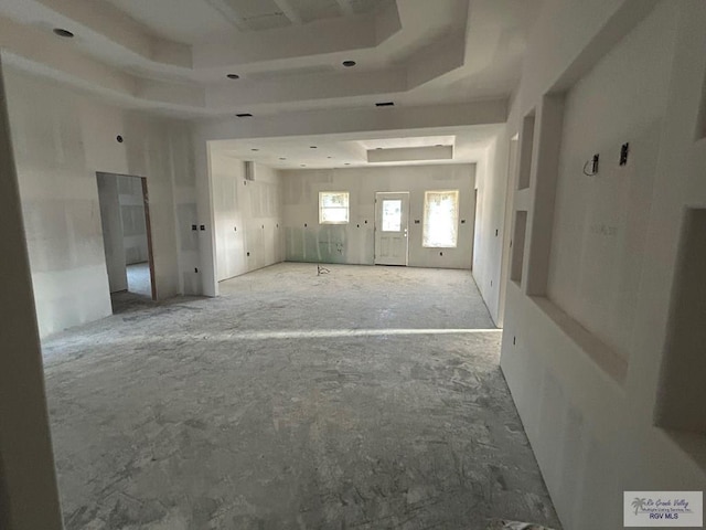 32711 Jorge St, Los Fresnos, TX 78566 - unfurnished living room with a tray ceiling