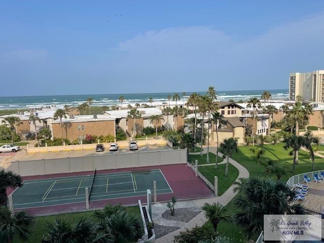 1000 Padre Blvd Unit 307, South Padre Island, TX 78597 - drone / aerial view of waterfront with a beach
