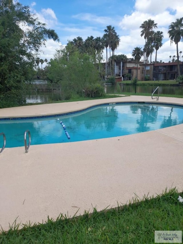 pool featuring a patio