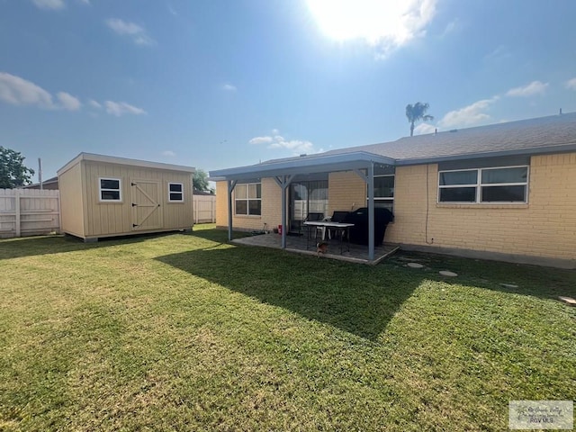 3104 Buckingham Ct, Brownsville, TX 78526 - back of property with a patio and brick siding