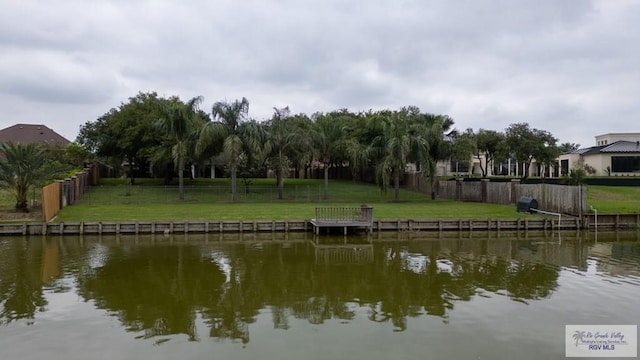 5363 Rustic Manor Dr, Brownsville, TX 78526 - water view with fence