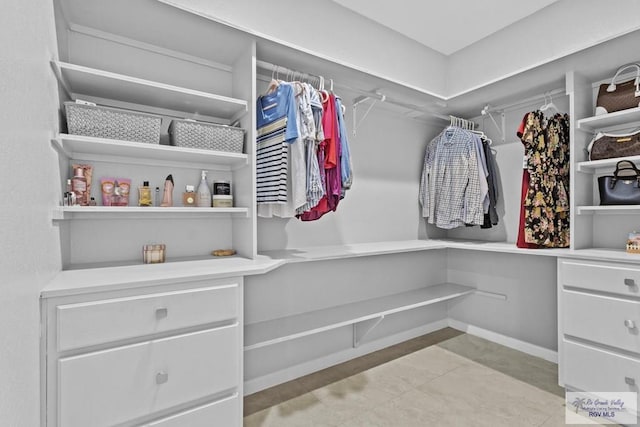 view of spacious closet