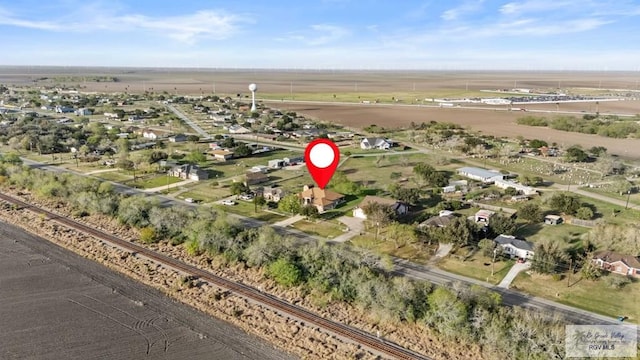 drone / aerial view featuring a rural view