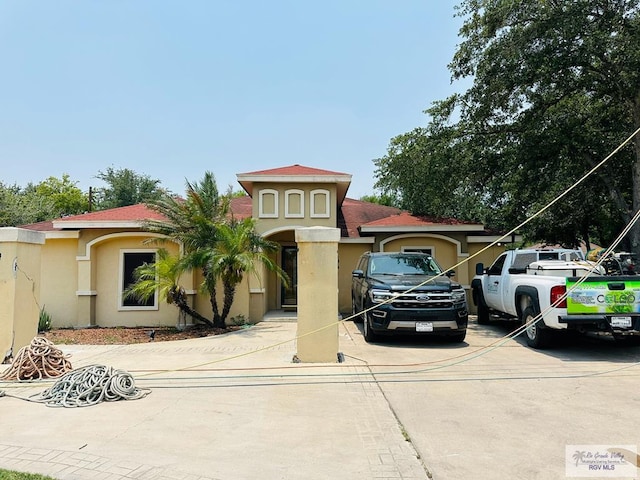 view of mediterranean / spanish house