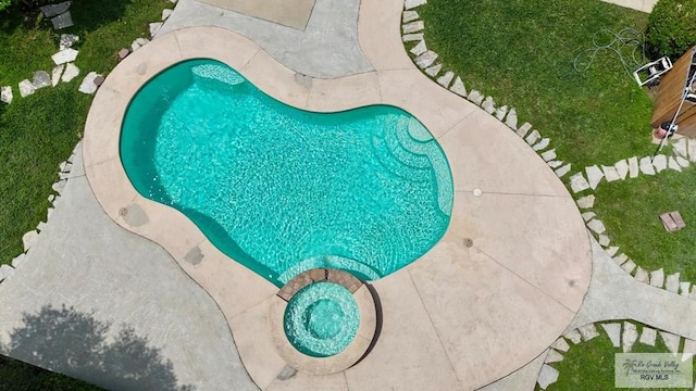 view of pool