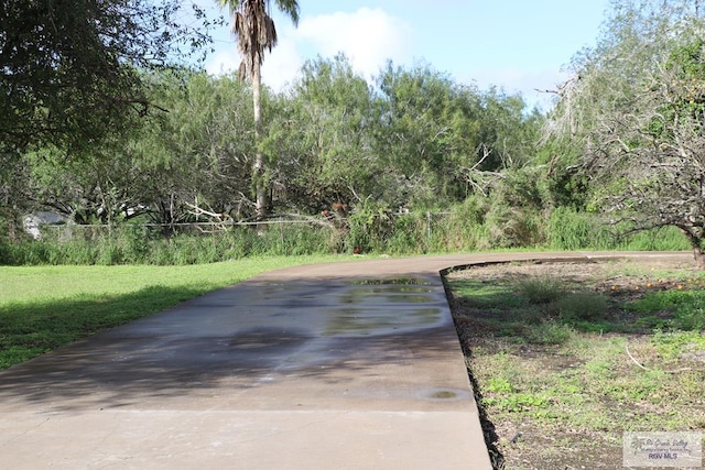 view of road