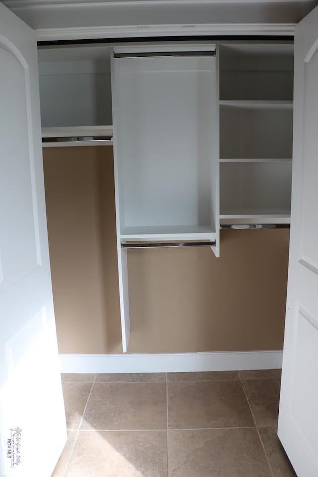 view of closet