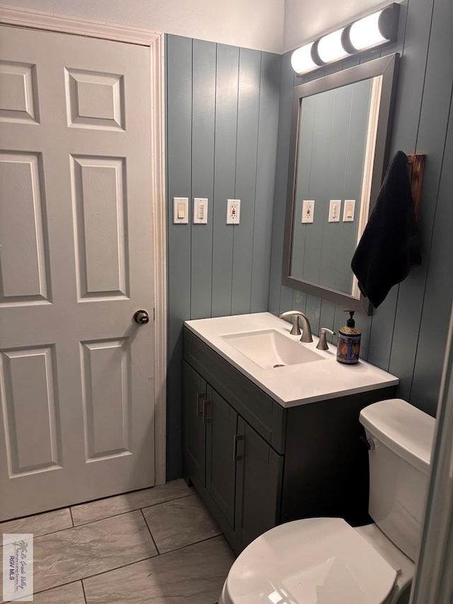 31 Casa De Palmas, Brownsville, TX 78521 - half bathroom with vanity and marble finish floors