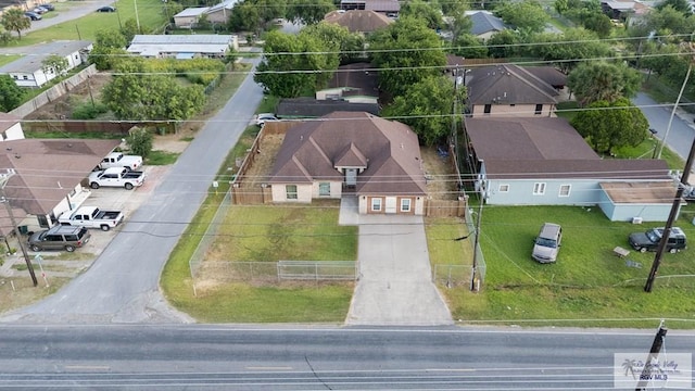 6540 Dockberry Rd, Brownsville, TX 78521 - aerial perspective of suburban area featuring property parcel outlined
