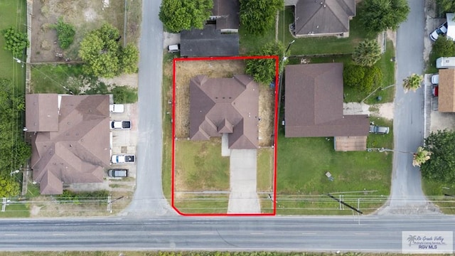 6540 Dockberry Rd, Brownsville, TX 78521 - aerial view of property's location featuring property parcel outlined