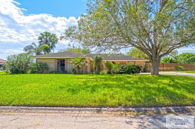 view of ranch-style house