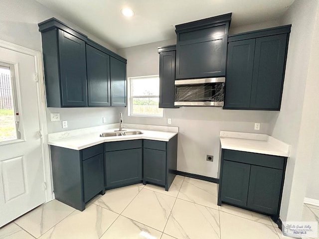 kitchen featuring sink