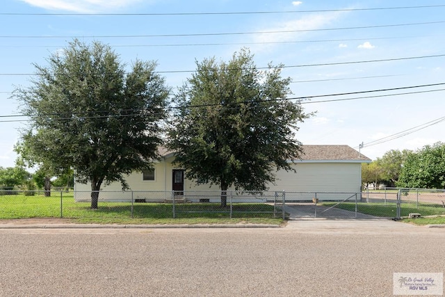 view of obstructed view of property