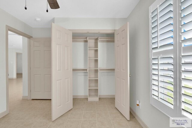 view of closet