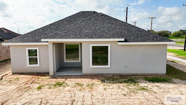 rear view of house with a patio area