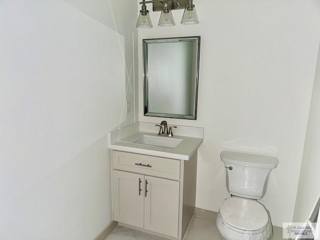 534 Billy Mitchell Blvd, Brownsville, TX 78520 - half bathroom featuring vanity and toilet
