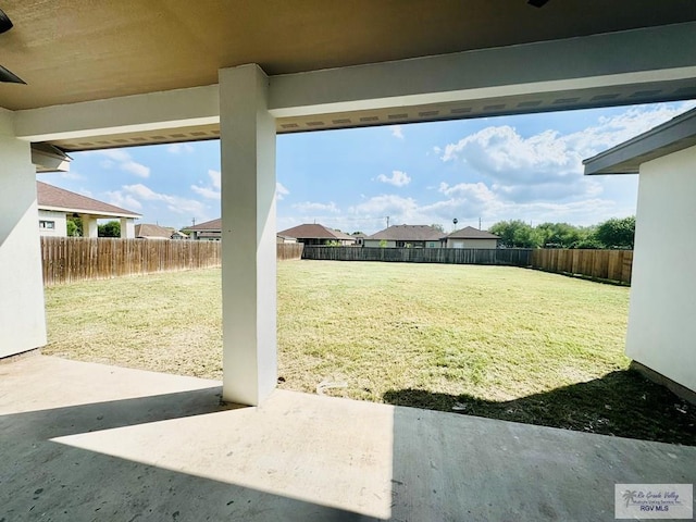534 Billy Mitchell Blvd, Brownsville, TX 78520 - fenced backyard featuring a patio