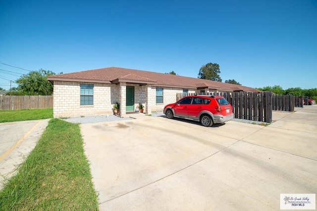 view of ranch-style home