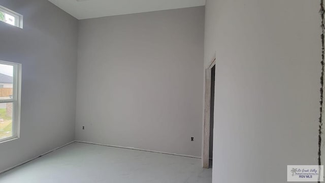 empty room featuring plenty of natural light