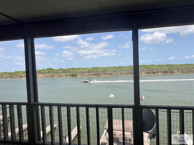 property view of water