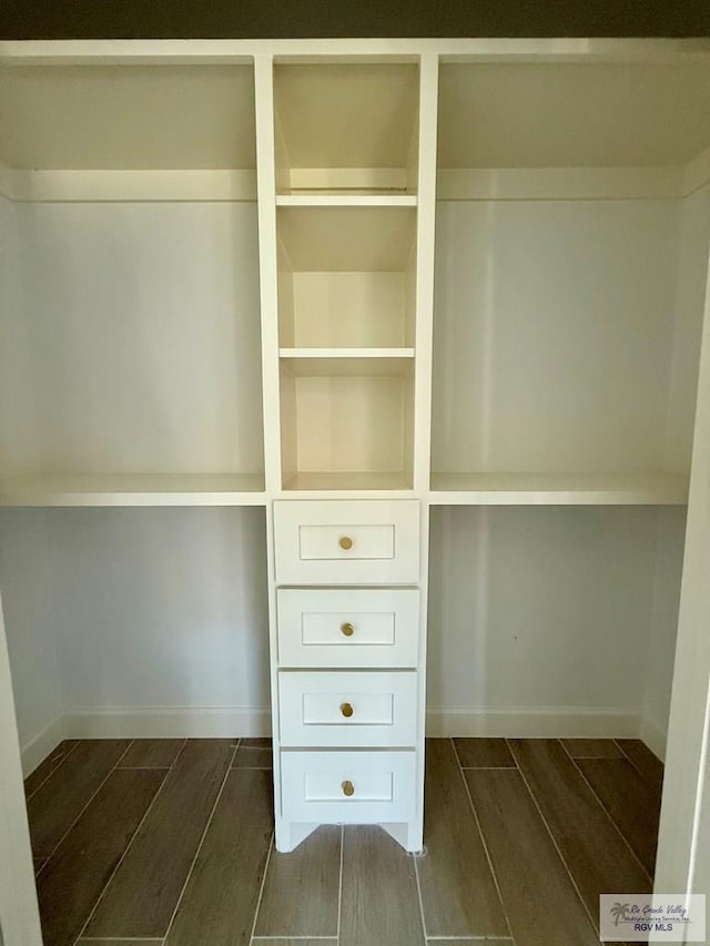 view of closet