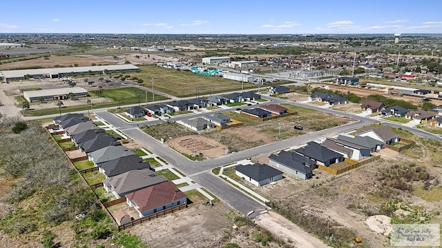 drone / aerial view featuring a residential view