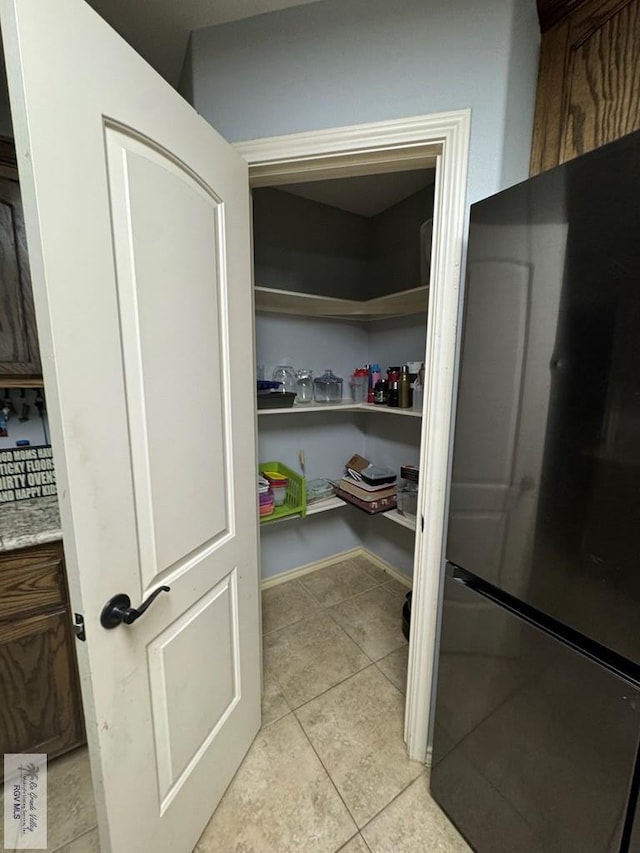 view of pantry