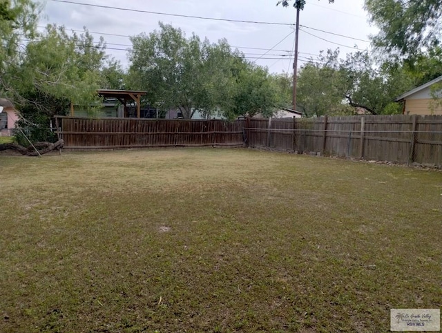 335 Edwards St, San Benito, TX 78586 - view of fenced backyard
