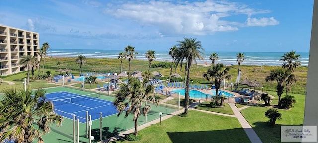 406 Padre Blvd Unit 401, South Padre Island, TX 78597 - water view featuring fence